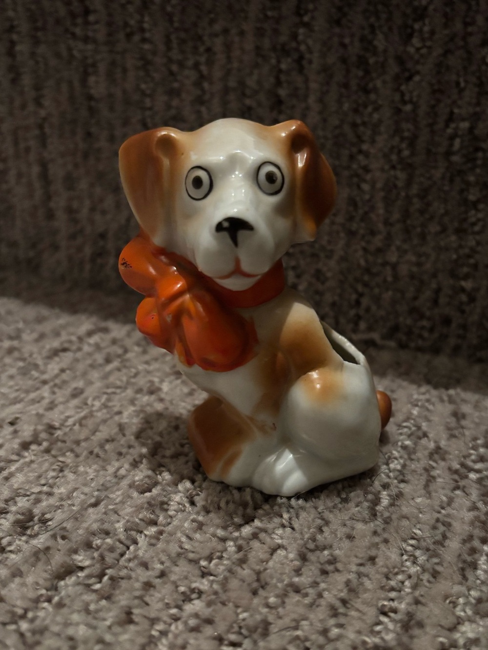 Vintage porcelain Dog